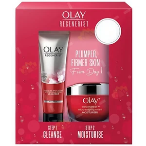 Olay Regenerist Set / Micro-Sculpting Cream + Revitalising Cream Cleanser - Picture 1 of 6