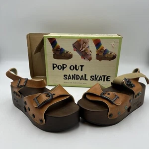 Vintage Pop Out Sandal Skate in Original Box SSR 869. Size 8 New Rust See Pics! - Picture 1 of 8