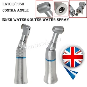 Dental Slow Low Speed Handpiece Contra Angle Push Button /Latch /Polishing Cups - Picture 1 of 8
