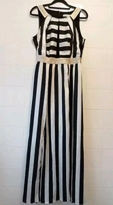 RINASCIMENTO Abito Intero Dress STRIPED UK Size L WOMEN'S Ladies ⭐MADE IN ITALY⭐ - Picture 1 of 22