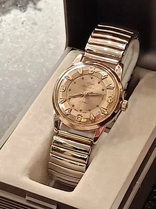 Original Vintage Automatic Jovial 17 Jewels Swiss Made Manual Winding Men's - Picture 1 of 24
