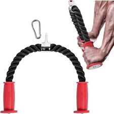 Yes4All Deluxe Tricep Rope Cable Attachment, 27 & 36 inch A. 27" Red Black 