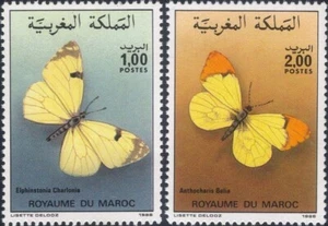 Morocco 1986 Butterflies/Moths/Insects/Nature/Conservation 2v set (b8111d) - Picture 1 of 1