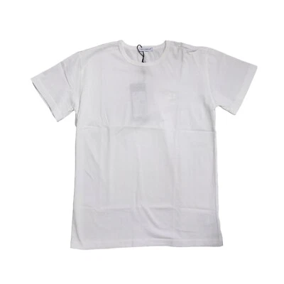 DOLCE & GABBANA Kids T-shirt White Cotton Crew Neck Short Sleeve s.Tag 12 100usd - Image 1 of 4
