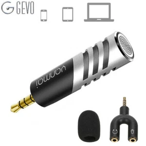 R1 Mini Adjustable Stereo Condenser Microphone For IPhone Record IPAD PC - Picture 1 of 6