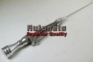 55-79 SBC Bloque Pequeño Chevy Flexible Pan de Aceite Varilla Billet Mango de Aluminio - Imagen 1 de 3