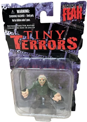 Mezco Cinema of Fear Tiny Terror Jason Voorhees Friday The 13th Action Figure - Image 1 of 4