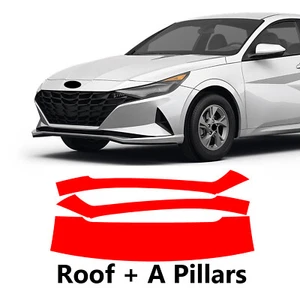 Pillars PreCut Paint Protection Film For HYUNDAI ELANTRA LIMITED 2021-2023 - Picture 1 of 6