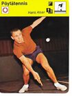 1978 Finnish Sportscaster #36-853 Hans Alser Table Tennis