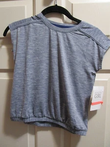ATHLETA GIRL ELASTICI-TEE GOODNIGHT NORA HEATHER TEE TOP SIZE SMALL/ 7  NEW - Picture 1 of 2