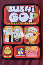 Gamewright Sushi Go Party Deluxe Pick & Pass Card Game Metal Tin EUC