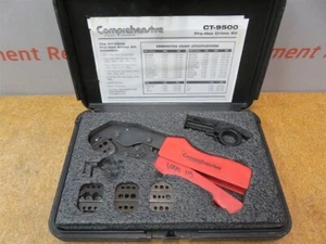 Herramienta de prensado integral Pro-Hex CT-9500 troqueles de prensado estuche conector coaxial - Imagen 1 de 4