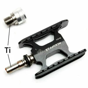 3 Bearing Quick Release Pedal Titanium BMX Folding Bike Pedals Fit Brompton - Picture 1 of 20