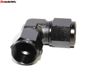 (one) AN10 Female to 10AN AN-10 Female 90 Degree Flare Swivel Fitting Adapter - Bild 1 von 6