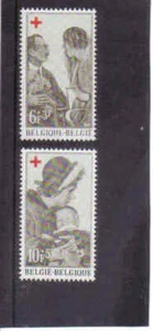 BELGIUM 1968 RED CROSS  MNH**  1454/55 - Picture 1 of 1