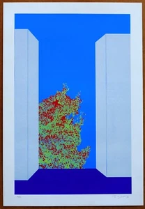 Moshe Givati Original Pencil Signed Hand Printed Silkscreen Ltd Ed A/P 1972 - Picture 1 of 2