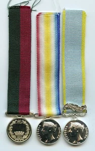 Drei viktorianische Kampagne MINIATURMEDAILLEN. Krimkabul 1842. Ghuznee Medaille - Bild 1 von 9