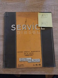 SERVICE DIESEL CAMIONS BERLIET GAK 5 F GAK 5 R  M 410 B C 4.942 Cm3 - Picture 1 of 8