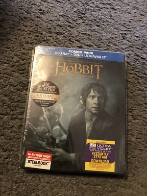 The Hobbit An Unexpected Journey [Steelbook Ed] [Blu-ray] Region Free Brand New - Image 1 of 2