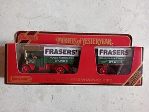 MATCHBOX Y-27 1922 Foden "C" Type Steam Wagon And Trailer - Limited Edition - Foto 1 di 8