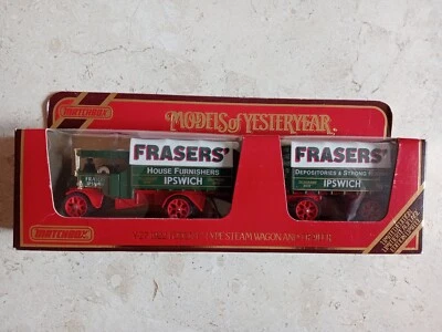 MATCHBOX Y-27 1922 Foden "C" Type Steam Wagon And Trailer - Limited Edition  - Immagine 1 di 4