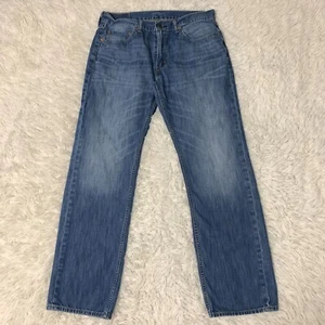 Levis Jeans 34x32 Blue 559 Baggy Relaxed Straight Loose Denim Pants Tag 34x34 - Picture 1 of 22