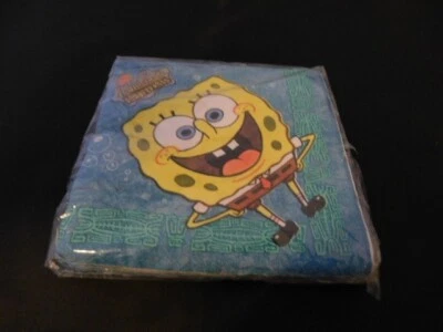Vintage SpongeBob SquarePants 3-Ply Napkins - DesignWare - Sealed Pack of 16!! - Image 1 of 2