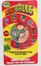 VINTAGE - AMTOYS - 1986 - MADBALLS - SERIES 2 - NIP - SPLITTING HEADACHE -