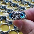 Open Animal Rings Statement Jewelry Eyes Adjustable Punk Owl