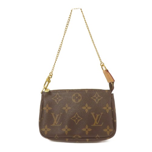 LOUIS VUITTON（LV） LOUIS VUITTON LV GHW Mini Pochette Accessori Borsa a Mano M58009 Monogram Marrone