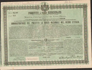 PREISPRÄMIE NEU SORTIERT 1888 (ITALIEN) (R) - Bild 1 von 1