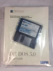 NEW DOS 5.0 Vintage Collectible Digital Research 3.5" Disk DR DOS 5 Rare 1991-92 - Picture 1 of 11