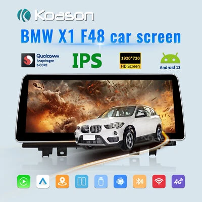 Koason 12.3" BMW X1 F48 8+256GB Android13 Screen Radio Carplay Upgrade NBT - Bild 1 von 4