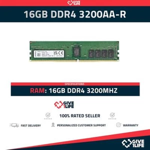 16GB 2Rx8 PC4-3200AA-R DDR4 RAM REGISTRADA - ESPECIAL SERVIDOR - Picture 1 of 6