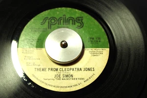 JOE SIMON - THEME FROM CLEOPATRA JONES / WHO WAS THAT LADY/SPRING -SPR-138 - Picture 1 of 7