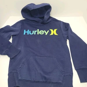 Hurley Boys Blue Pullover Active Hoodie Size 7/8 - Picture 1 of 9