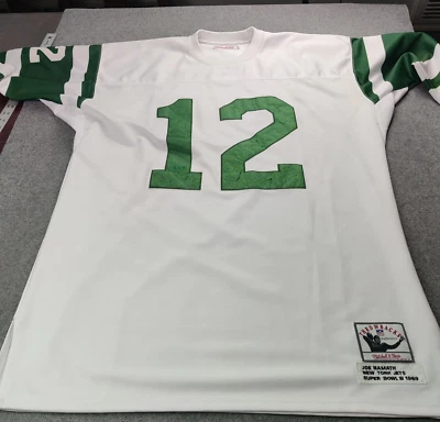 Camiseta de Colección Joe Namath Retro 56 NY Giants Mitchell Ness Super Bowl 3 1969 EE. UU. Foto 1 de 4