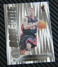 2005-06 TOPPS FIRST ROW JASON WILLIAMS BASELINE RARE INSERT #D 72/99 MIAMI HEAT