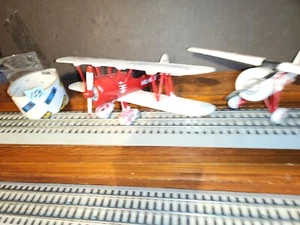 Humble Oil Stearman Biplane DieCast Airplane Bank NC791H And Nc106-n Plane - Picture 1 of 12