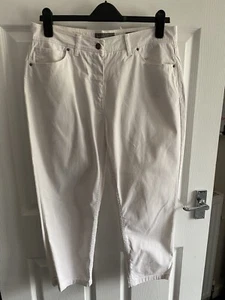 RJR.John Rocha White Crop Jeans 14 S - Picture 1 of 6
