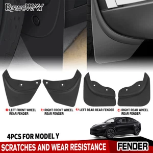 For Model 3 2017-2024 Splash Guard Mud Flaps Guards Front & Rear 4PCS - Picture 1 of 10