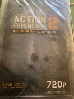 Action Essentials 2 DVD-ROM High Def Action Stock After Effects Plug In SEALED - Image 1 of 2