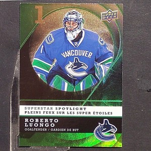 ROBERTO LUONGO  2008-09  McDonald's  Upper Deck Superstar Spotlight #IS9 Canucks