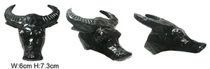 SCOUTS OF CHINA (TAIWAN) - BLACK BUFFALO Scout Scarf Neckerchief Woggle Slide - Imagen 1 de 1