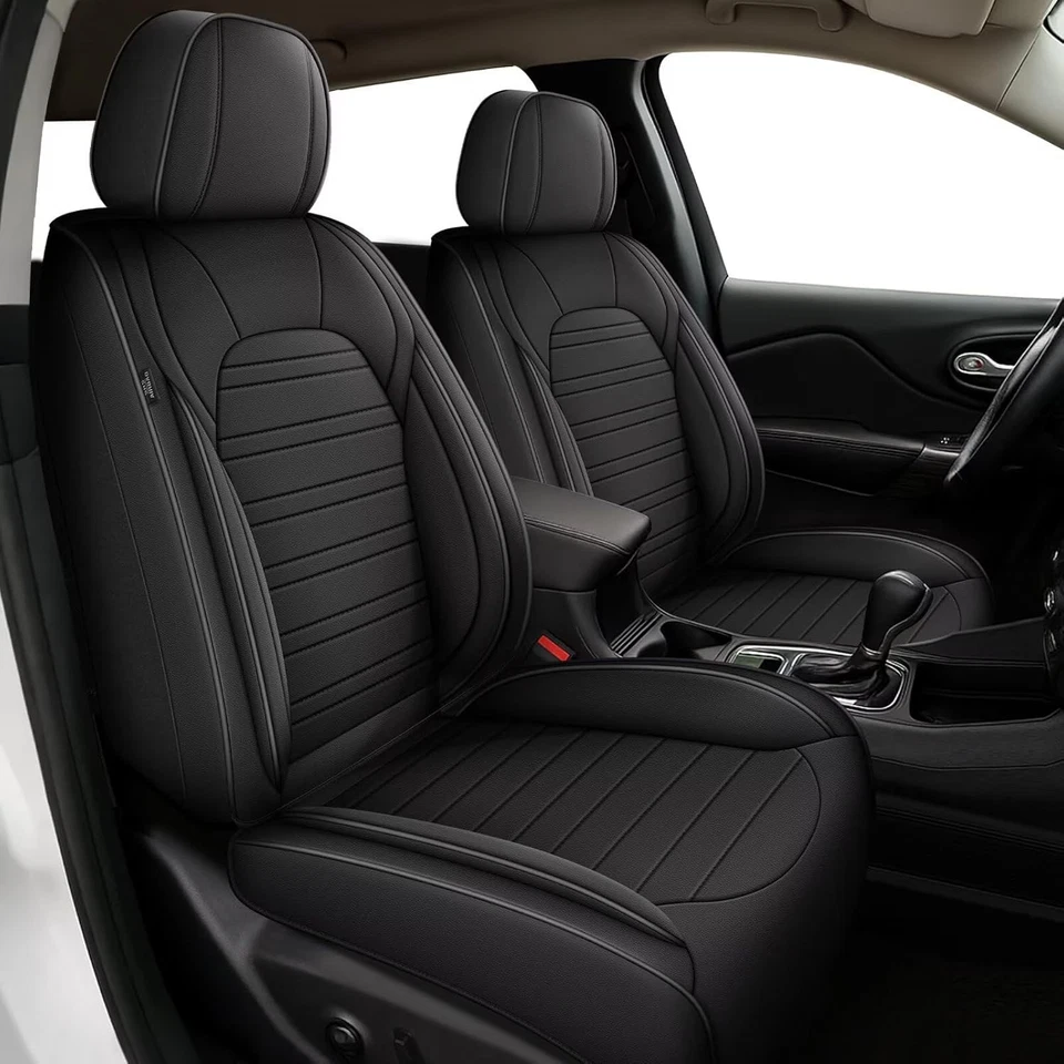 Seat Covers (2/5 Seats) Cushion Pad PU Leather For Jeep Renegade 2015-2023 Foto 1 de 2