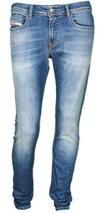 Diesel 1979 Sleenker Skinny Medium Wash Cotton Denim Herren Jeans Blau - Bild 1 von 35