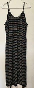 Merona langes Maxikleid Sommer marine mehrfarbig gestreift - verstellbare Träger - XXL - Bild 1 von 5