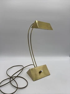 B647 Fabas Luce Spa Vintage Stil Schreibtischlampe Leuchte Goldfarben 45 cm - Bild 1 von 14