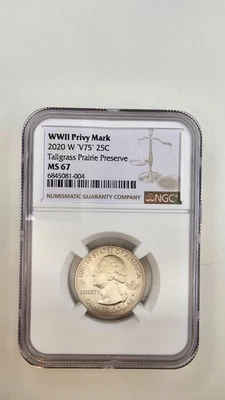 ⭐ 2020 W TALLGRASS PRAIRIE NGC CERTIFIED MS67 #804 - Image 1 of 2