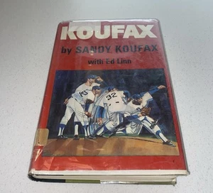 Koufax - Sandy Koufax W/ Ed Linn Former Library Book Second Edition 1966 Blemish - Picture 1 of 12